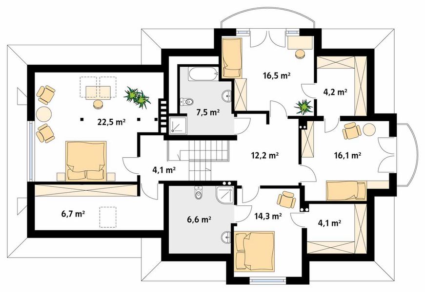 Poddasze projektu Bachus 8