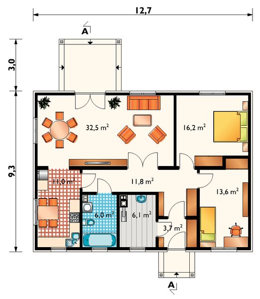 Parter projektu Domino-2 - szkielet drewniany prefabryk.