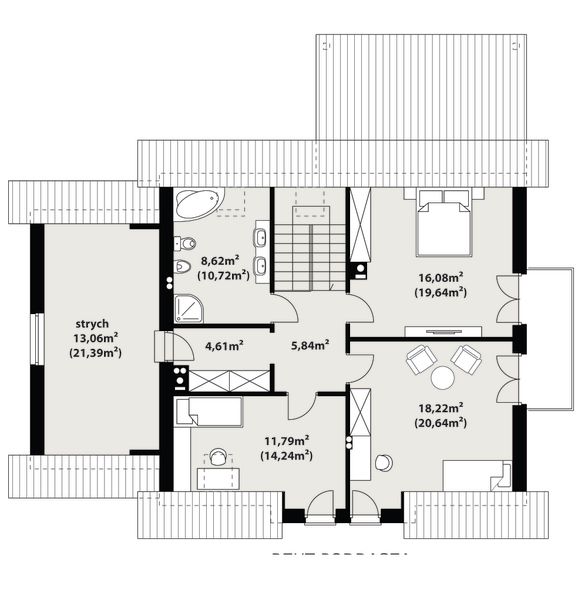 Poddasze projektu Bruno