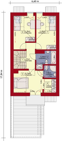 Poddasze projektu Dom w Nowym Jorku 1