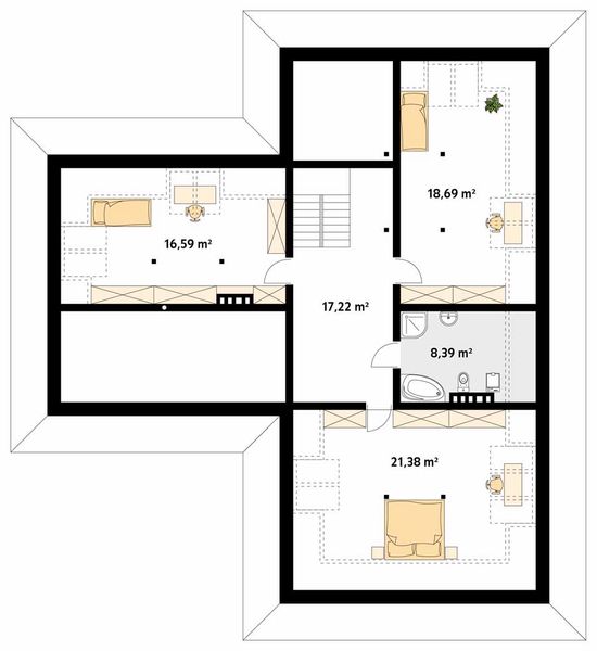 Poddasze projektu Ambrozja 2