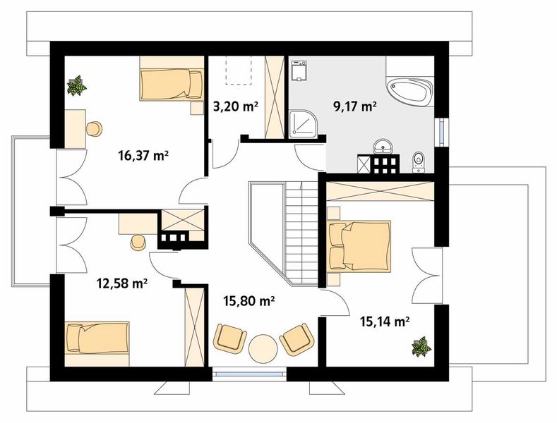 Poddasze projektu Meteor 3