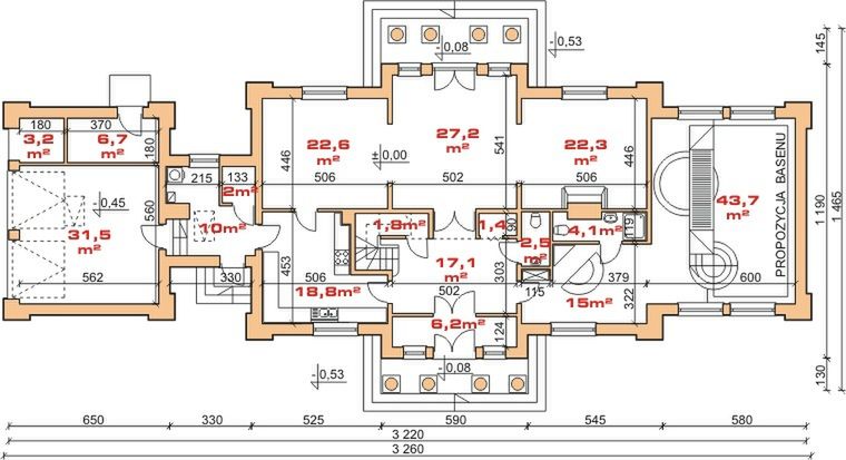 Parter projektu Dom przy Cisowej