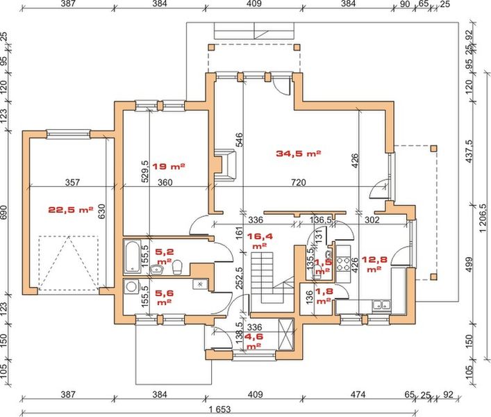 Parter projektu Dom przy Daliowej