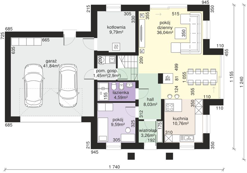 Parter projektu Dom przy Diamentowej