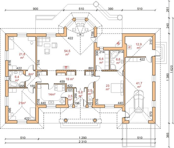 Parter projektu Dom przy Brzozowej