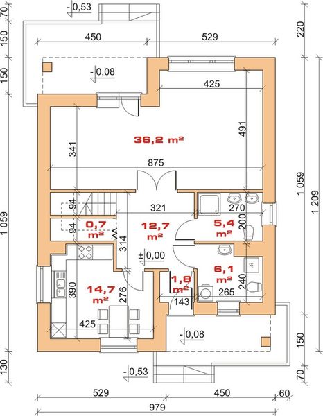 Parter projektu Dom przy Sasanek