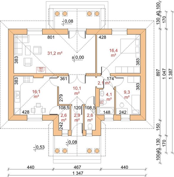 Parter projektu Dom przy Zacisznej