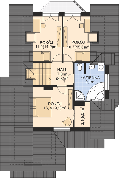 Poddasze projektu APS 053 NEW