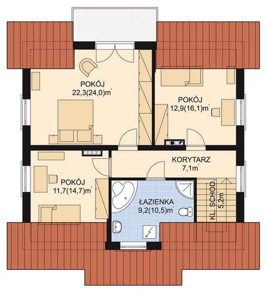 Poddasze projektu APS 196