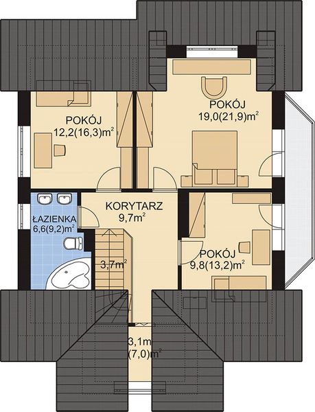 Poddasze projektu APS 009
