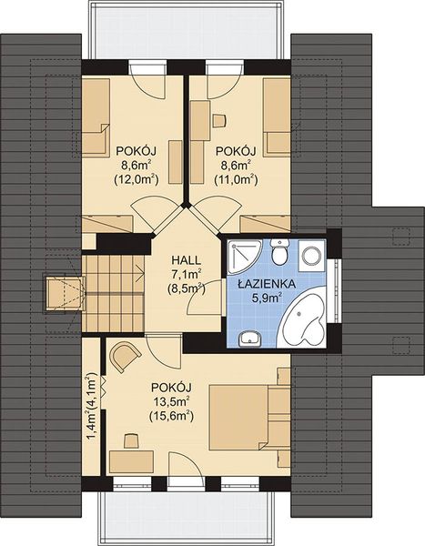 Poddasze projektu APS 029