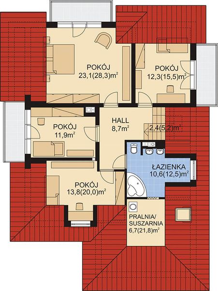 Poddasze projektu APS 045