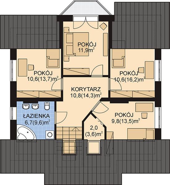 Poddasze projektu APS 008