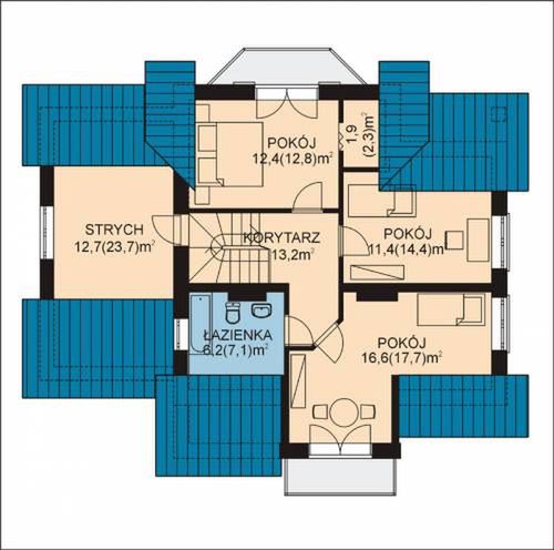 Poddasze projektu APS 035