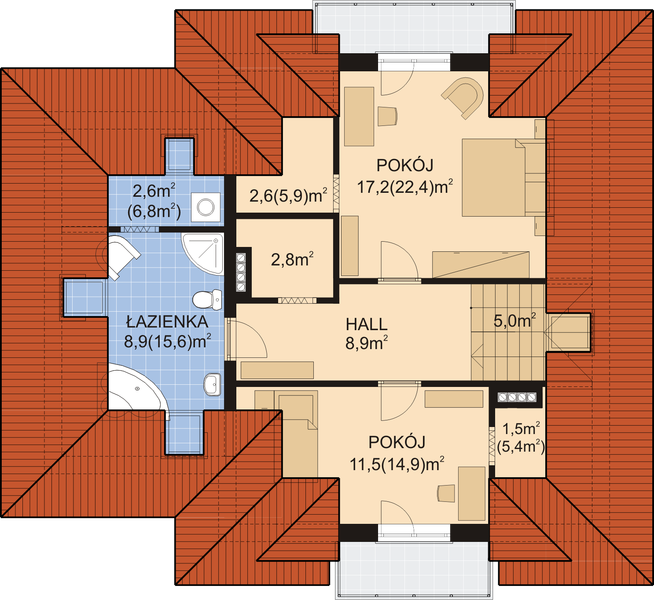Poddasze projektu APS 157