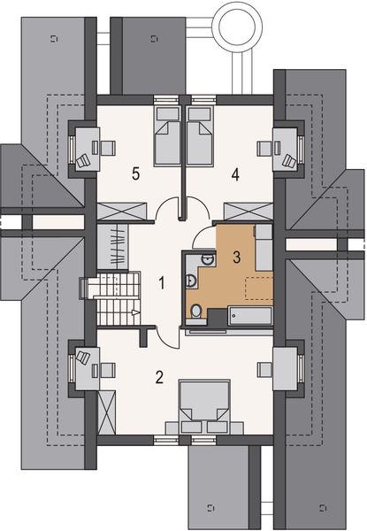 Poddasze projektu Nadir