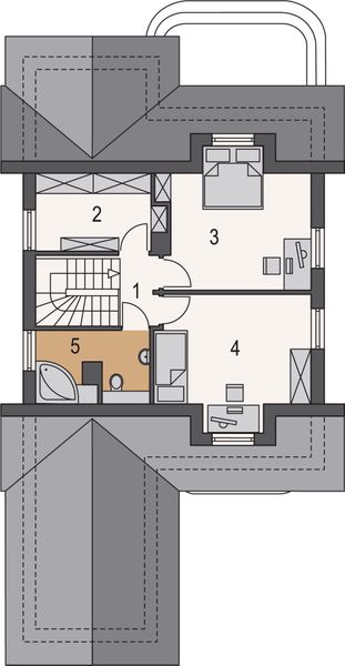 Poddasze projektu Azymut I