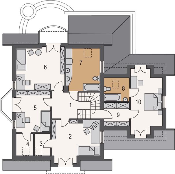 Poddasze projektu Dragon I