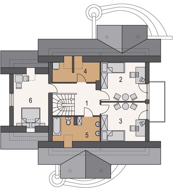 Poddasze projektu Foton I