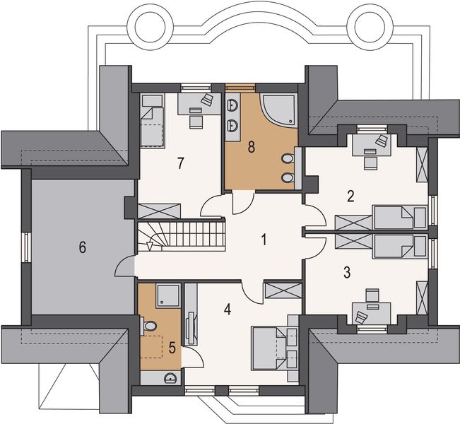 Poddasze projektu Kronos I