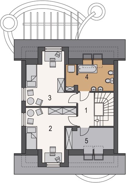 Poddasze projektu Leo