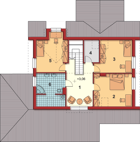 Poddasze projektu Apis II