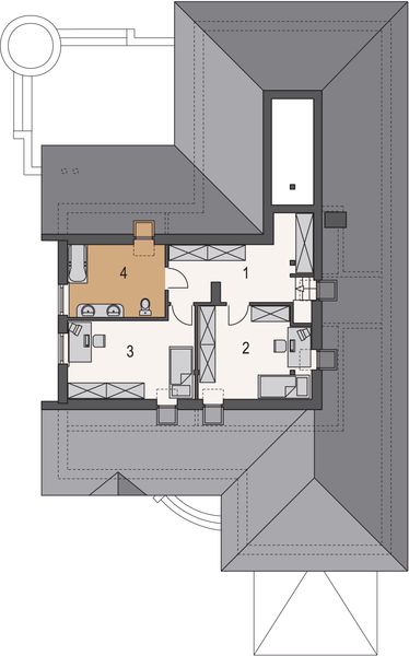 Poddasze projektu Proxima II