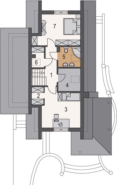 Poddasze projektu Wega I