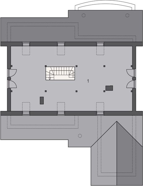 Poddasze projektu Miłka I