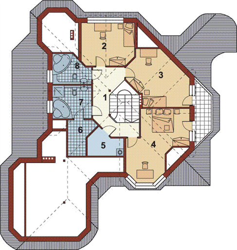 Poddasze projektu Jaspis 2