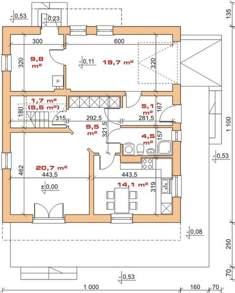 Parter projektu Dom przy Malinowej