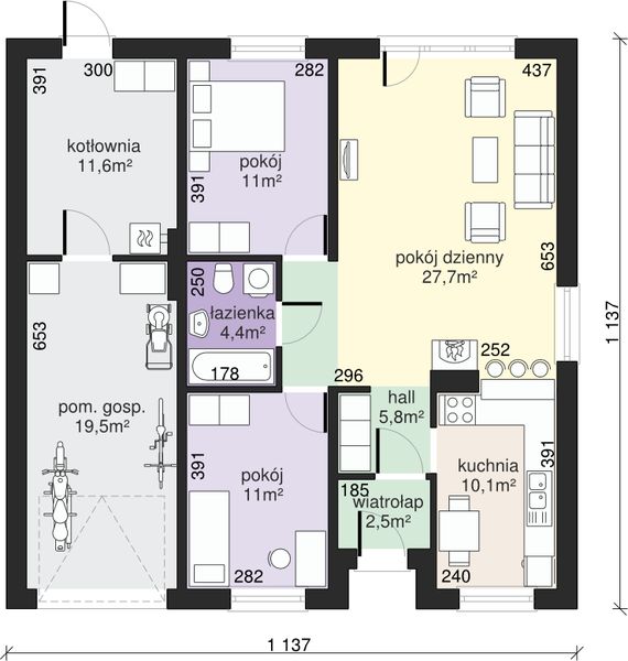 Parter projektu Dom przy Niezapominajek