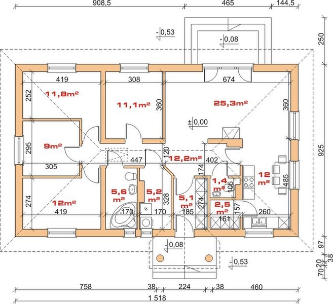 Parter projektu Dom przy Bukowej