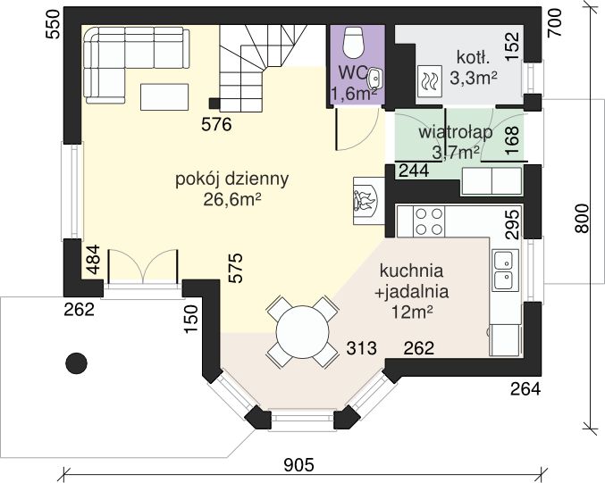 Parter projektu Dom przy Kalinowej