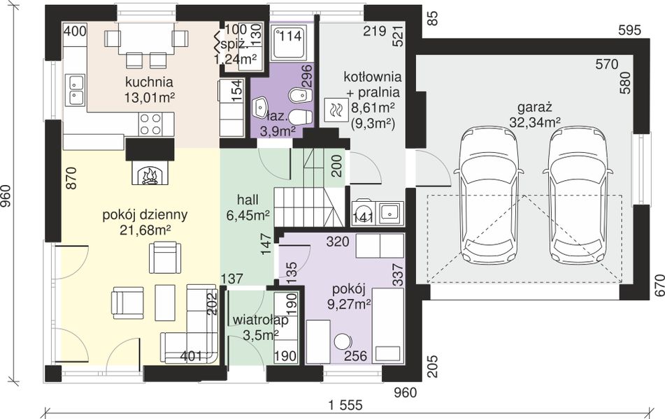 Parter projektu Dom przy Cyprysowej 4