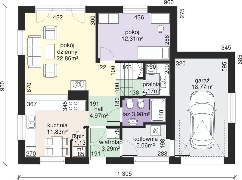 Parter projektu Dom przy Cyprysowej 9
