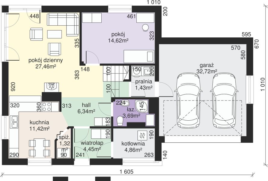 Parter projektu Dom przy Cyprysowej 6