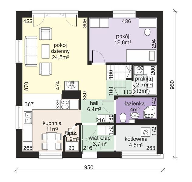 Parter projektu Dom przy Cyprysowej 2 bis