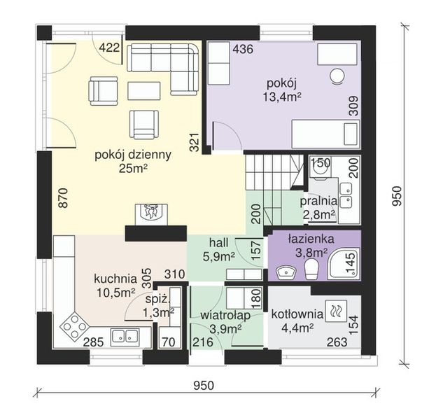 Parter projektu Dom przy Cyprysowej 2