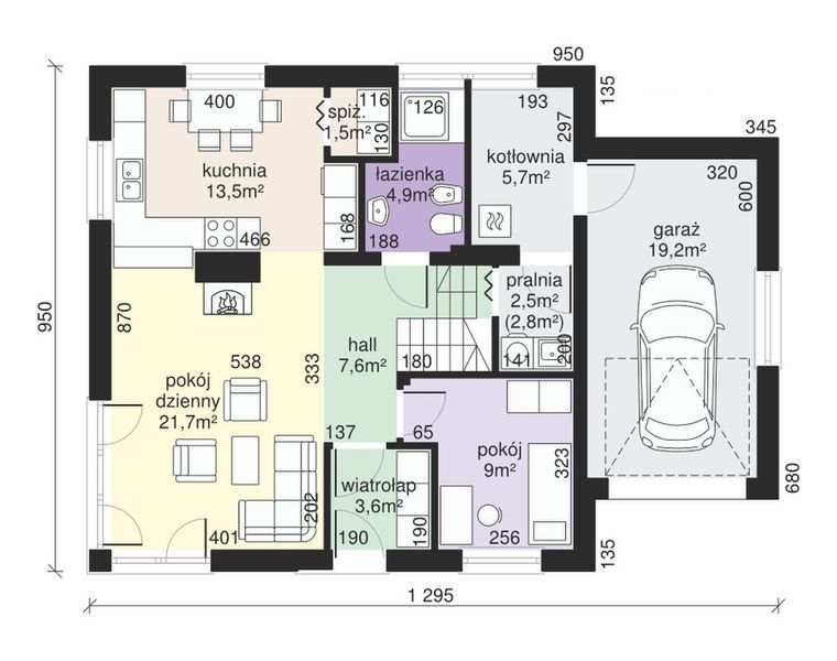 Parter projektu Dom przy Cyprysowej 21