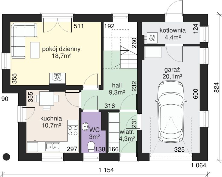 Parter projektu Dom przy Platanowej