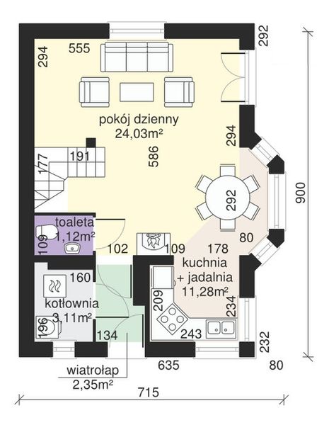 Parter projektu Dom przy Waniliowej 2