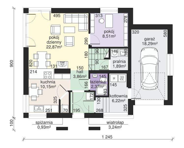 Parter projektu Dom przy Cyprysowej 29