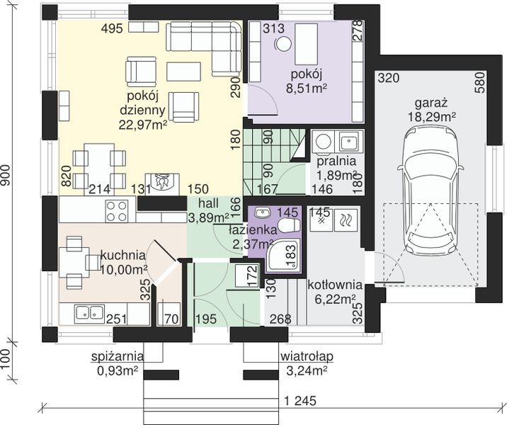 Parter projektu Dom przy Cyprysowej 30