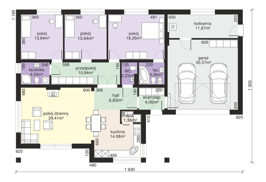 Parter projektu Dom przy Makowej 4