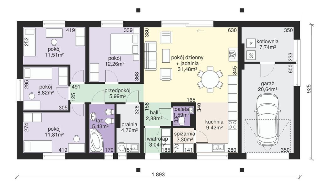 Parter projektu Dom przy Bukowej 6