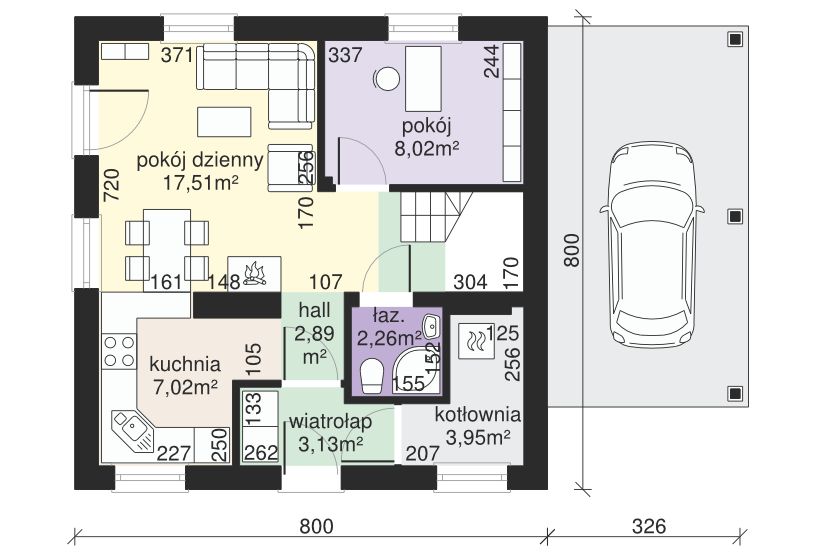 Parter projektu Dom przy Cyprysowej 35
