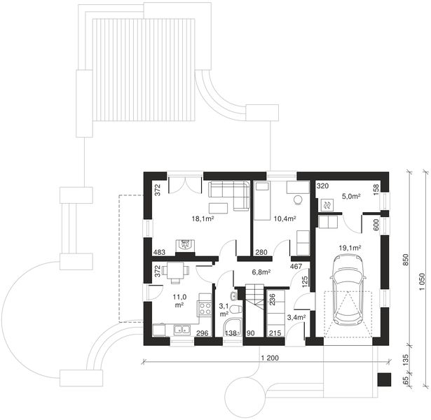 Parter projektu Dom przy Berberysowej