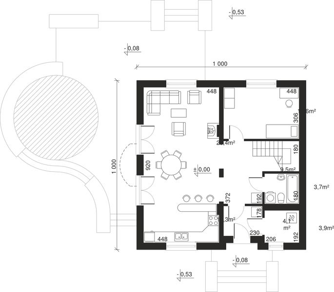 Parter projektu Dom przy Rozmarynowej